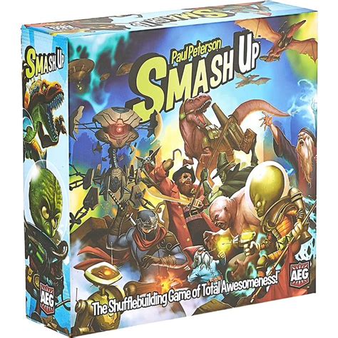 Smash up card game - Unlikely allies, unheard of enemies! All trying to take on the universe by teaming up like you’ve never seen them before. Each new combination brings a different experience in this version of the fast-paced shufflebuilding game. Take two twenty-card decks and smash them together, then rock your opponents’ world! Every pairing creates a different …